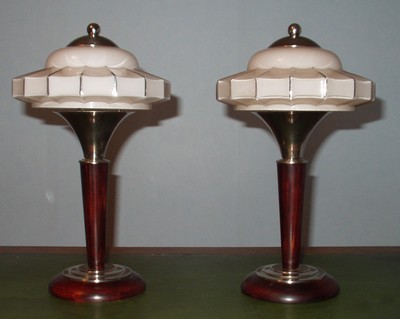 Paire de lampes 1930
