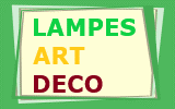 Lampes Art Déco, vente lampes années 1930