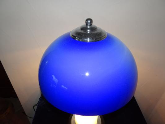 lampe champignon bicolore - vue secondaire
